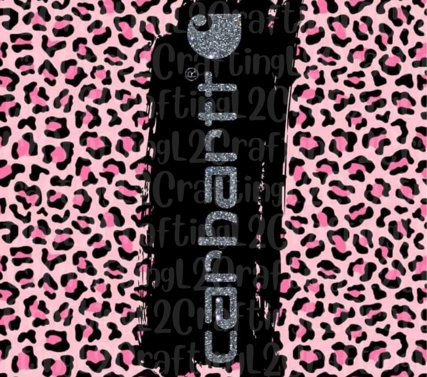 Pink and Black Cheetah Print